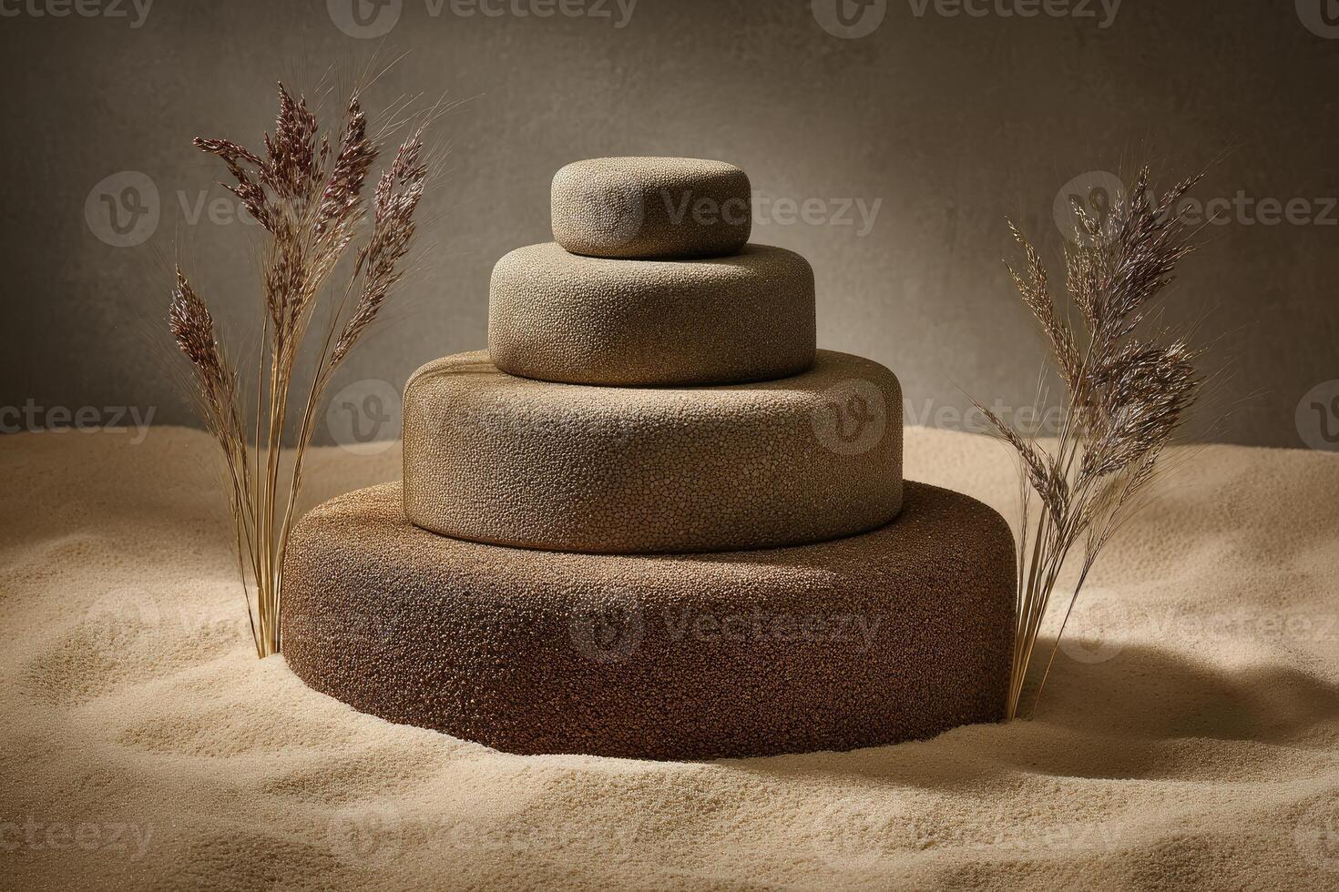 Earthy Tones Create a Calm and Natural Scene photo