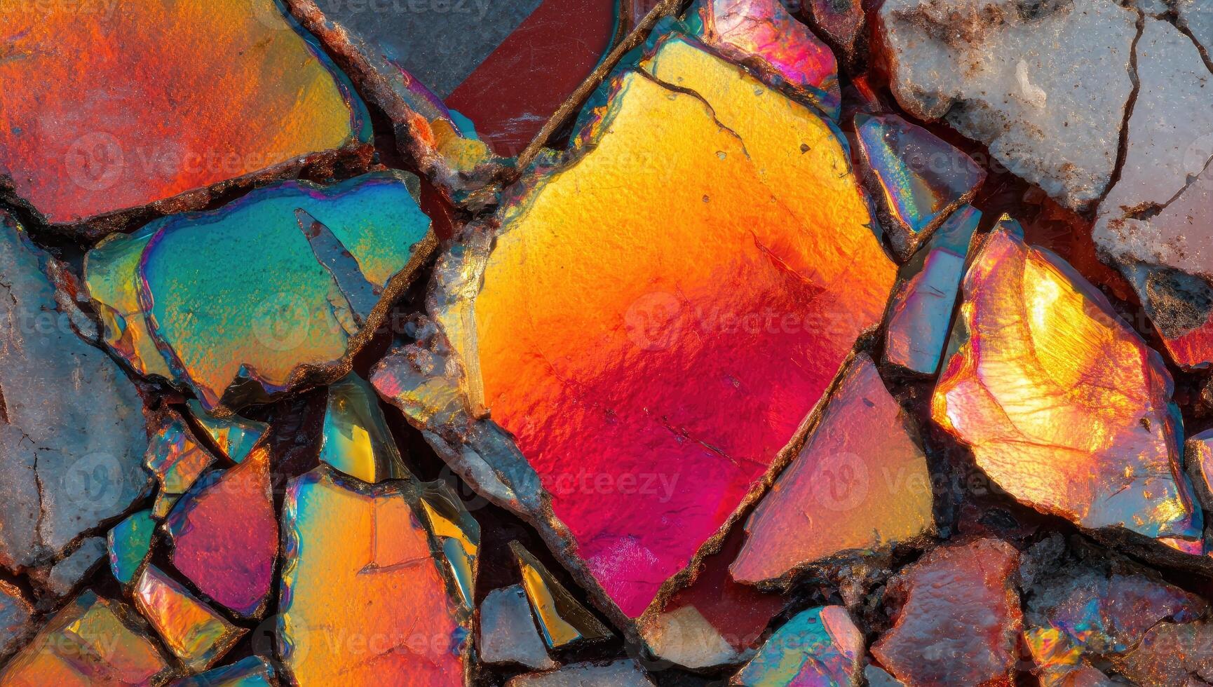 Radiant Textures in a Kaleidoscope of Vibrant Hues photo