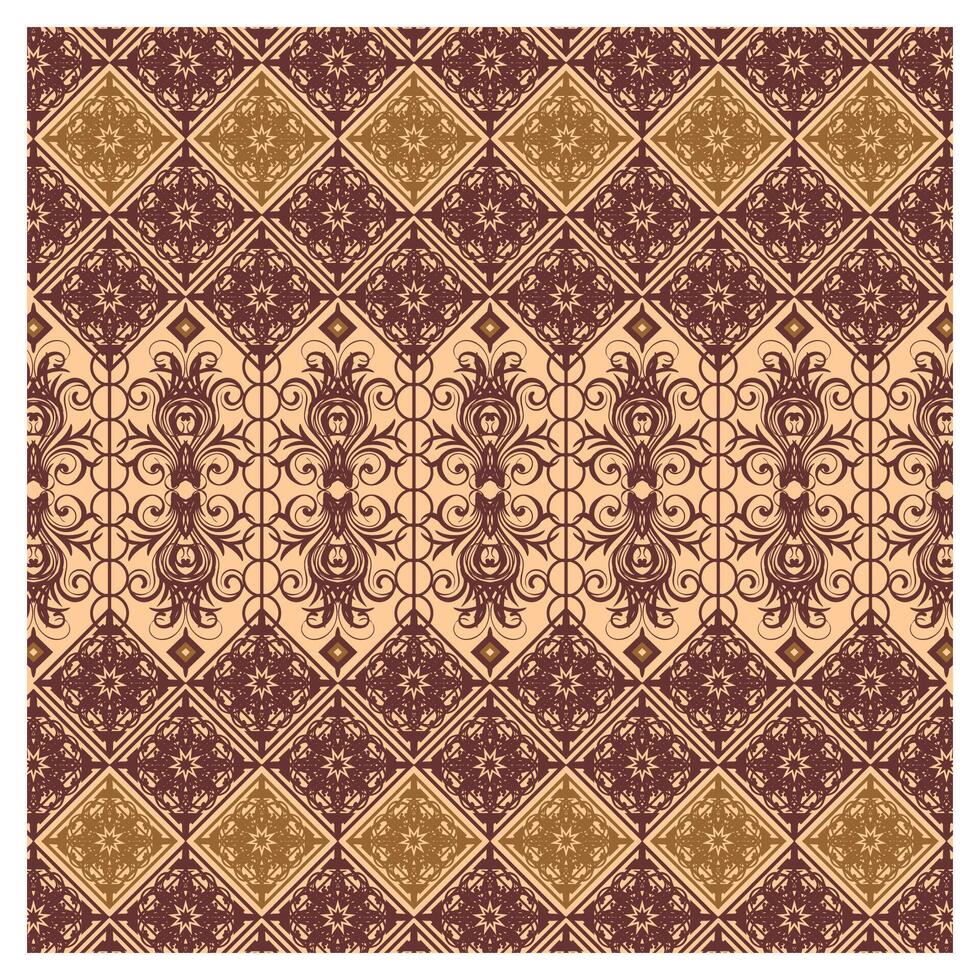 traditional batik design vector