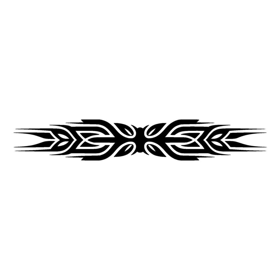 Minimalist Tribal Band Element, Symmetrical vector