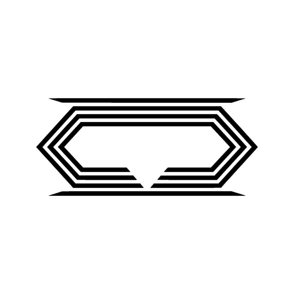 Geometric Deco Emblem, Minimalist , Modern Abstract, Geometry vector