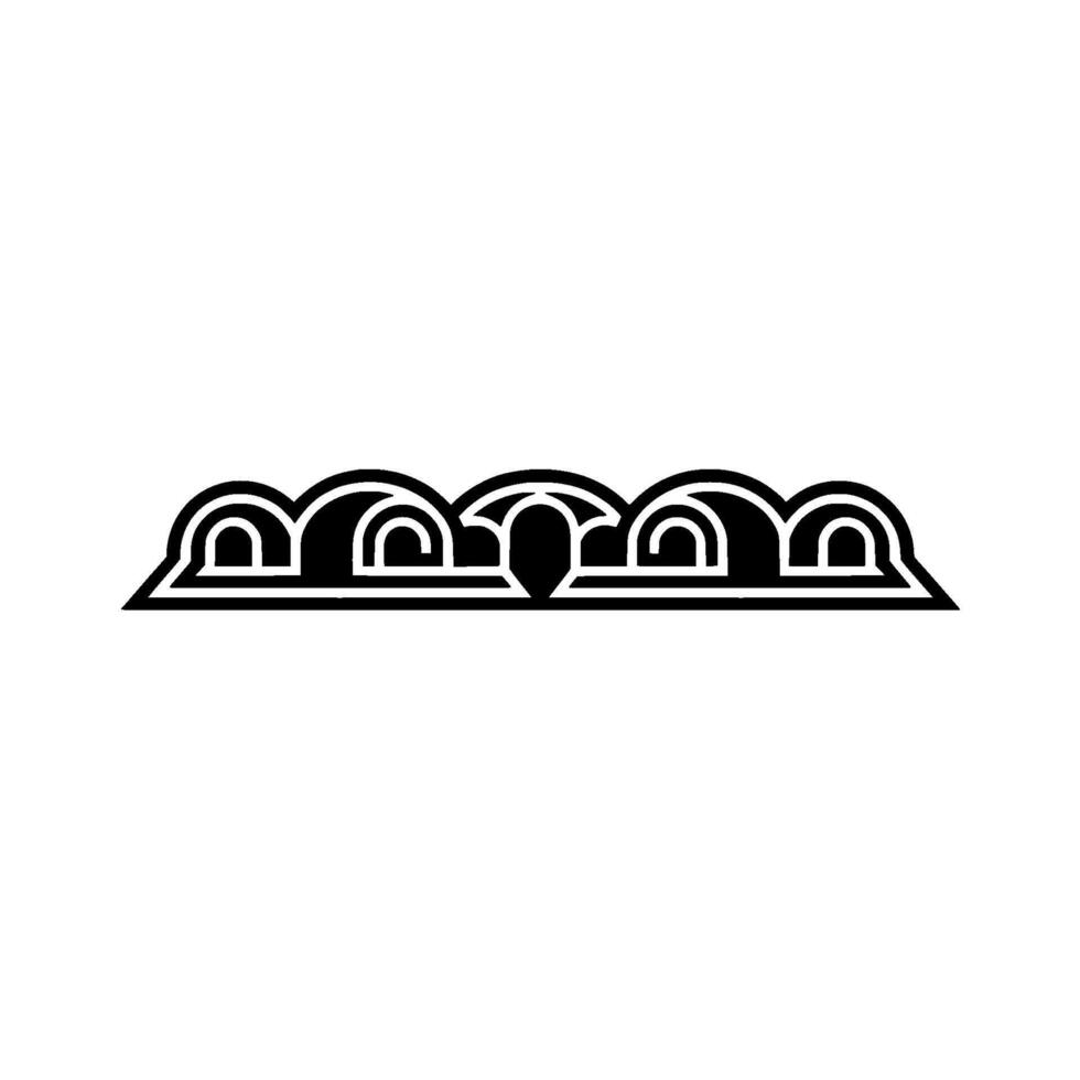 Intricate Celtic Ornament Border, Minimalist vector