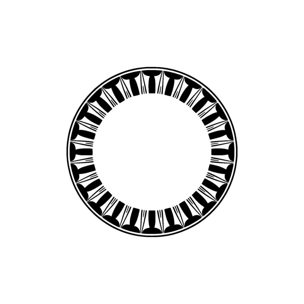 Geometric Plate, Art Deco , Minimalist Elegance vector