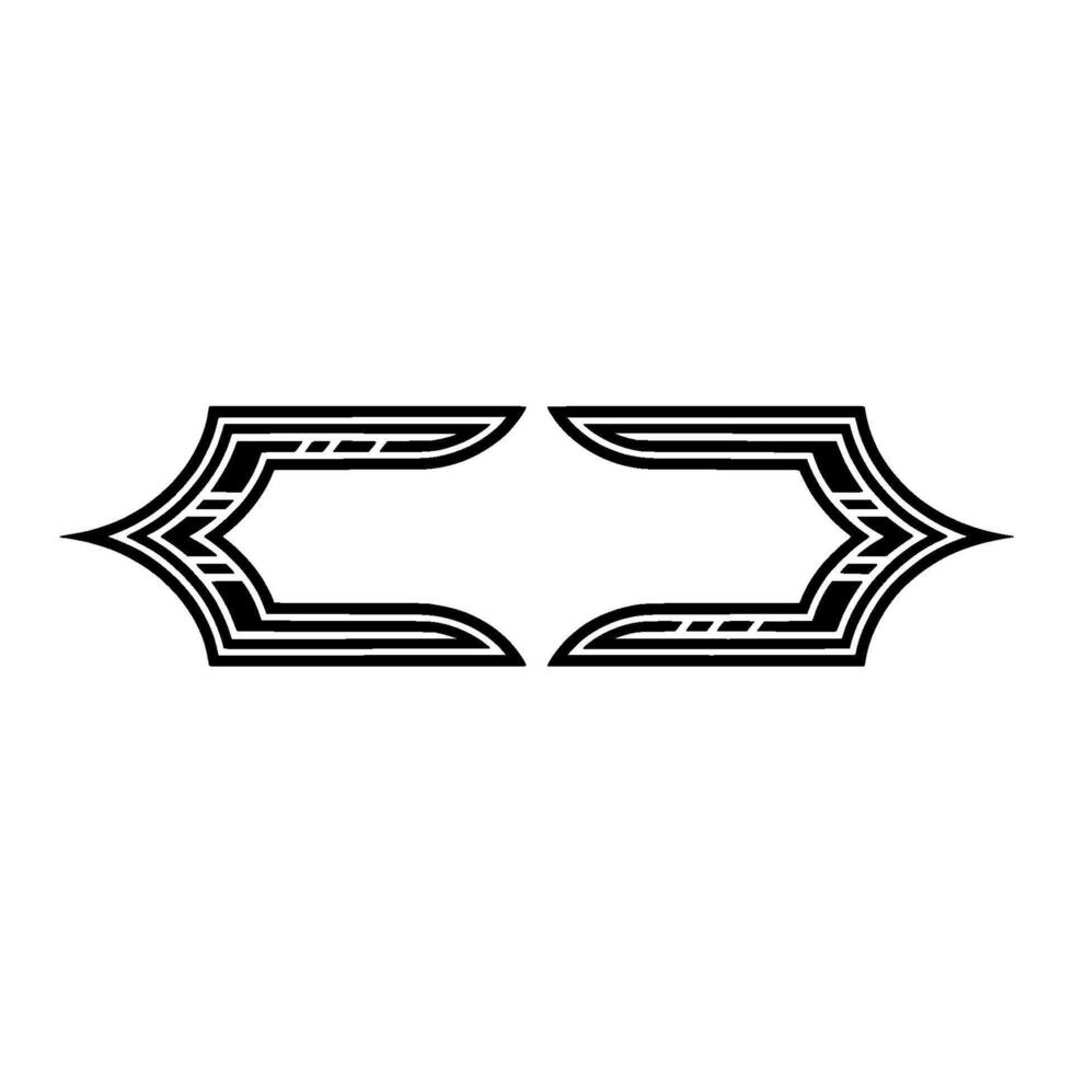Geometric Arrowhead, Minimalist , Modern - Arrow vector