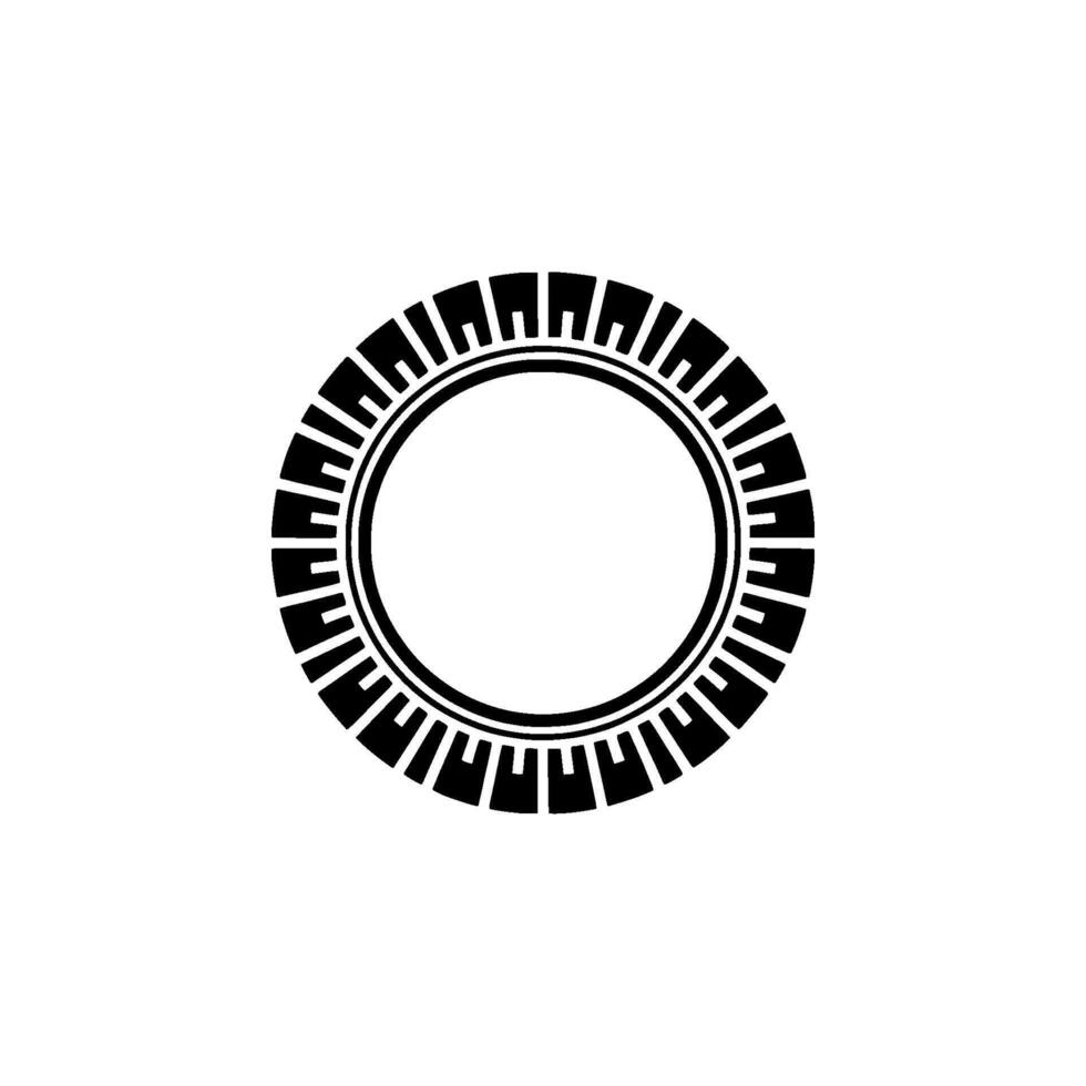 Geometric Circle Motif, Minimalist , Abstract Texture vector