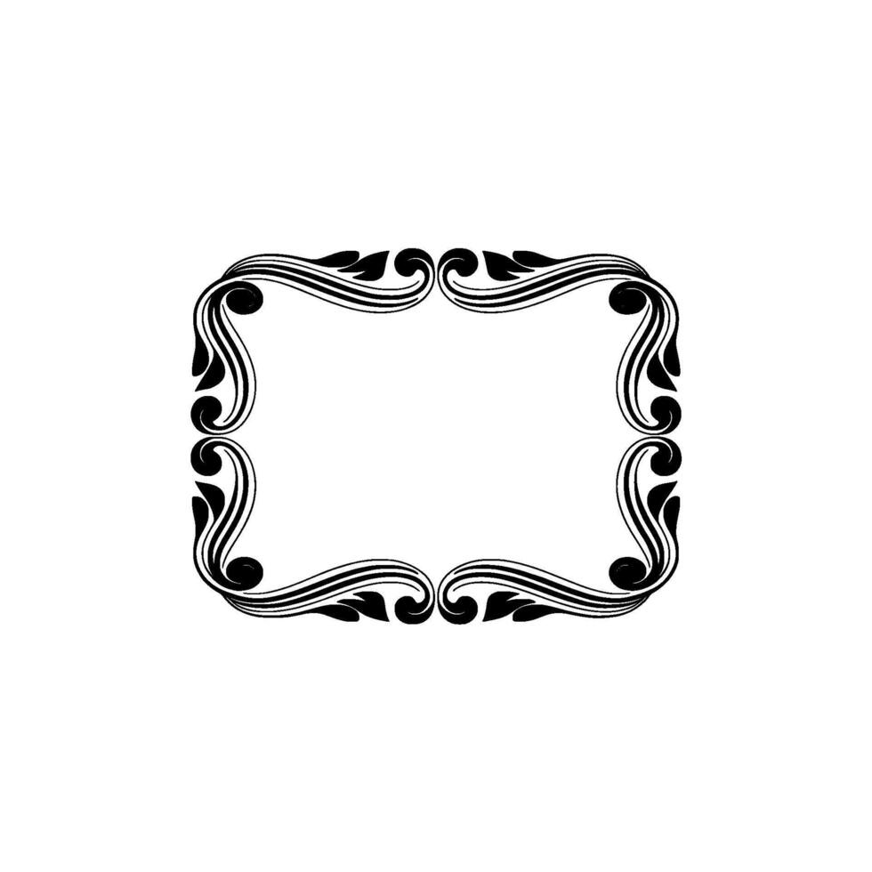 Elegant Vintage Frame, Decorative Border, Classic - Classical vector
