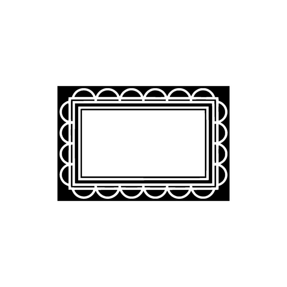 Geometric Frame, Minimalist , Negative Space, Abstract vector