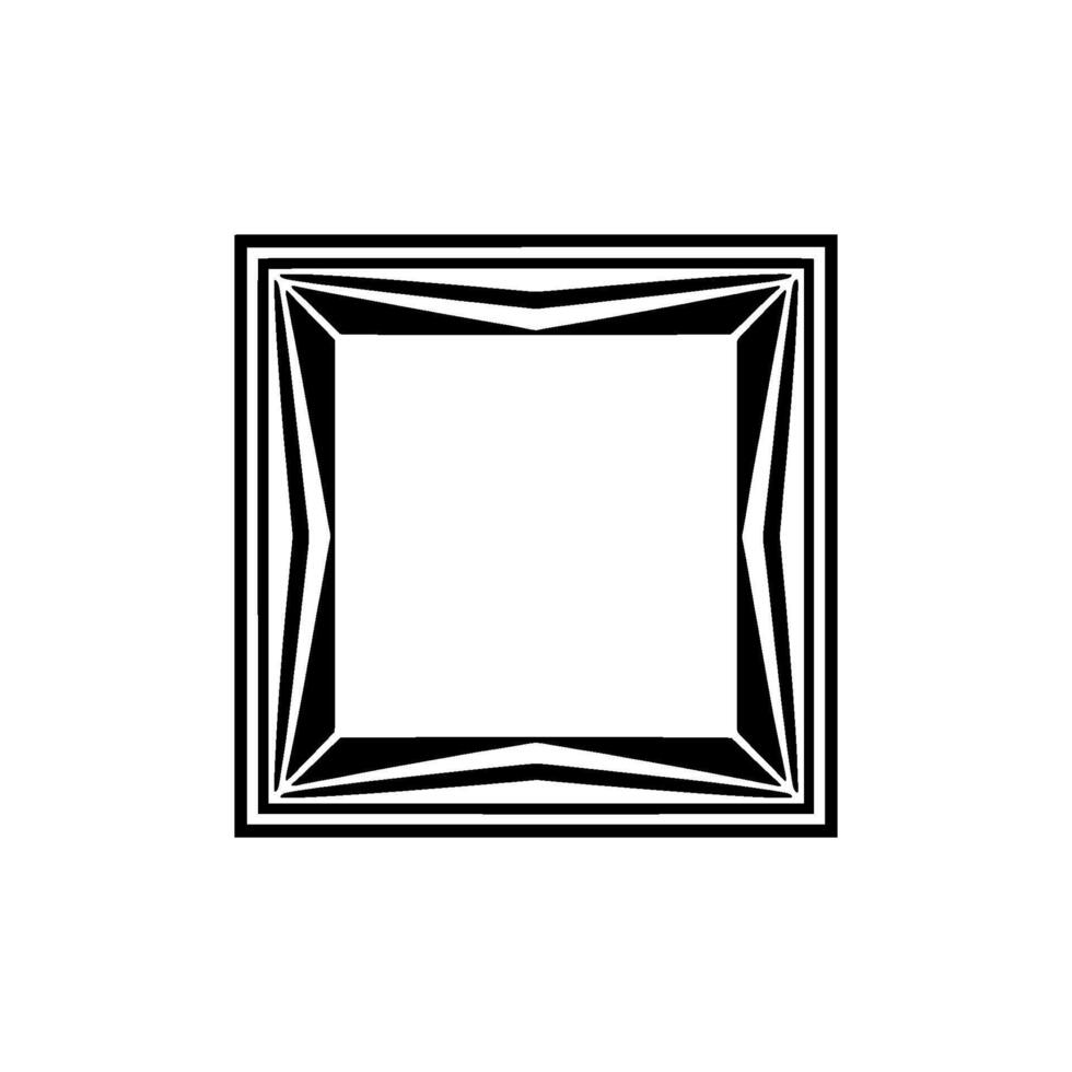 Geometric Illusion, Minimalist Framework, Abstract Depth vector
