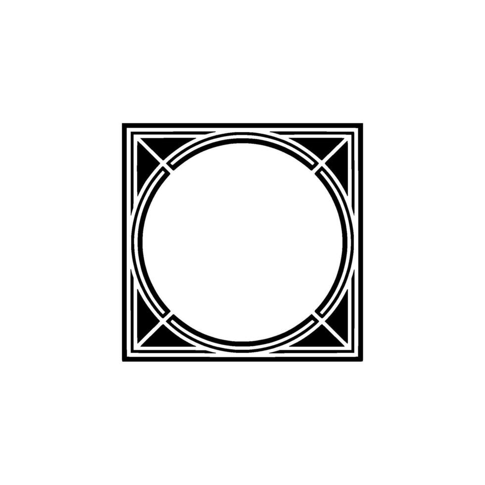 Geometric Frame, Minimalist , Circular Focus, Circle vector