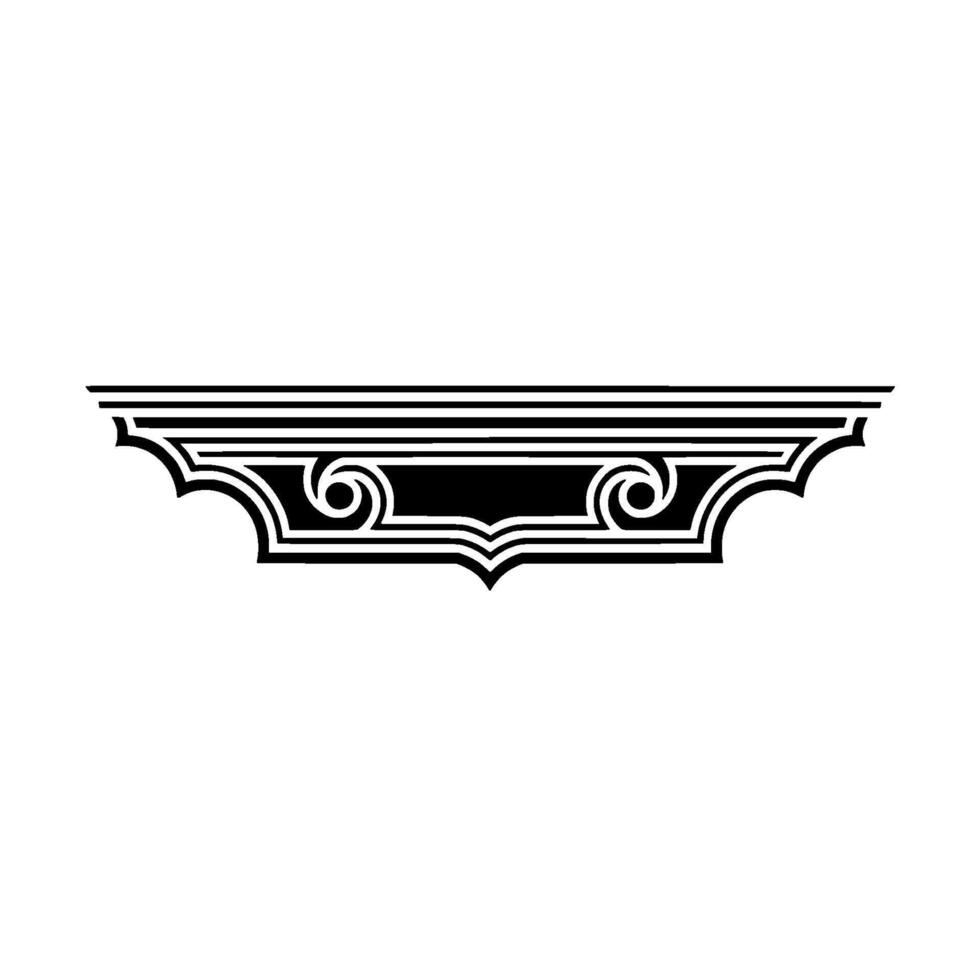 Art Deco Ornament, Geometric Detail, Vintage vector