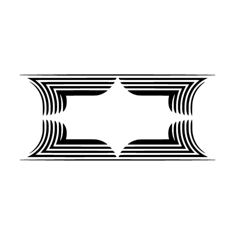 Geometric Symmetry, Linear , Minimalist Abstract vector