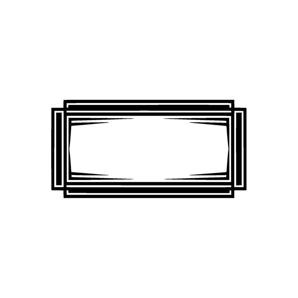 Geometric Frame, Minimalist , Blank Canvas, Abstract vector