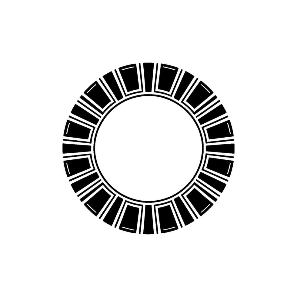 Geometric Ring, Minimalist , Circular Motif, Circle vector
