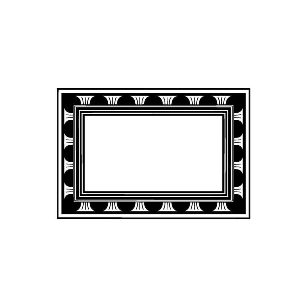 Art Deco Frame, Minimalist , Elegant Border, Geometric vector