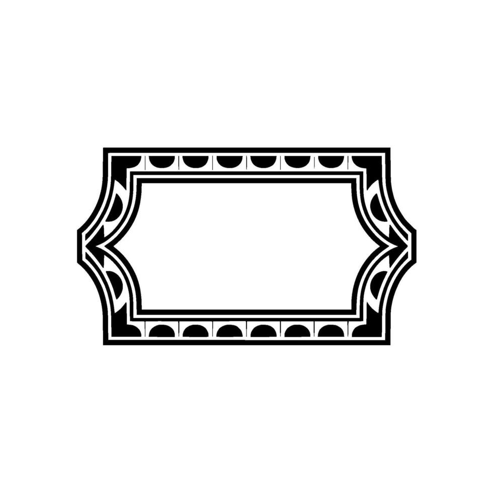 Art Deco Frame, Elegant Ornamentation, Vintage - Retro vector