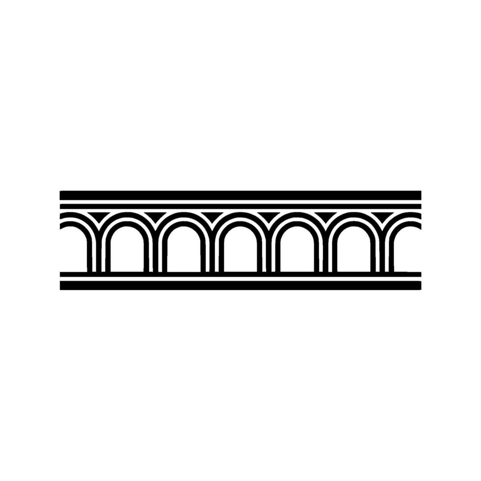 Art Deco Archway Border, Geometric , Minimalist Style, Arch vector
