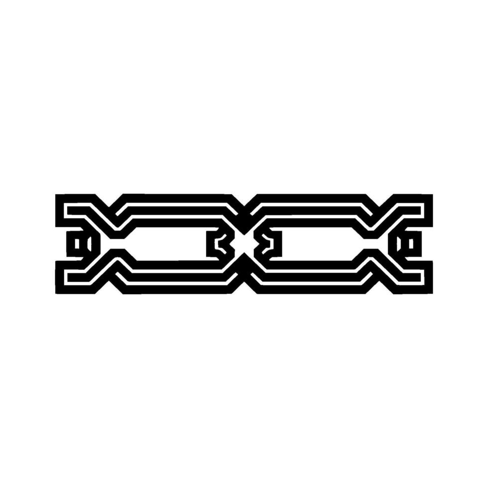 Geometric Deco Border, Minimalist , Abstract Pattern vector