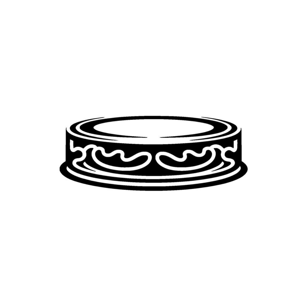 Minimalist Drum , Celebration Motif vector