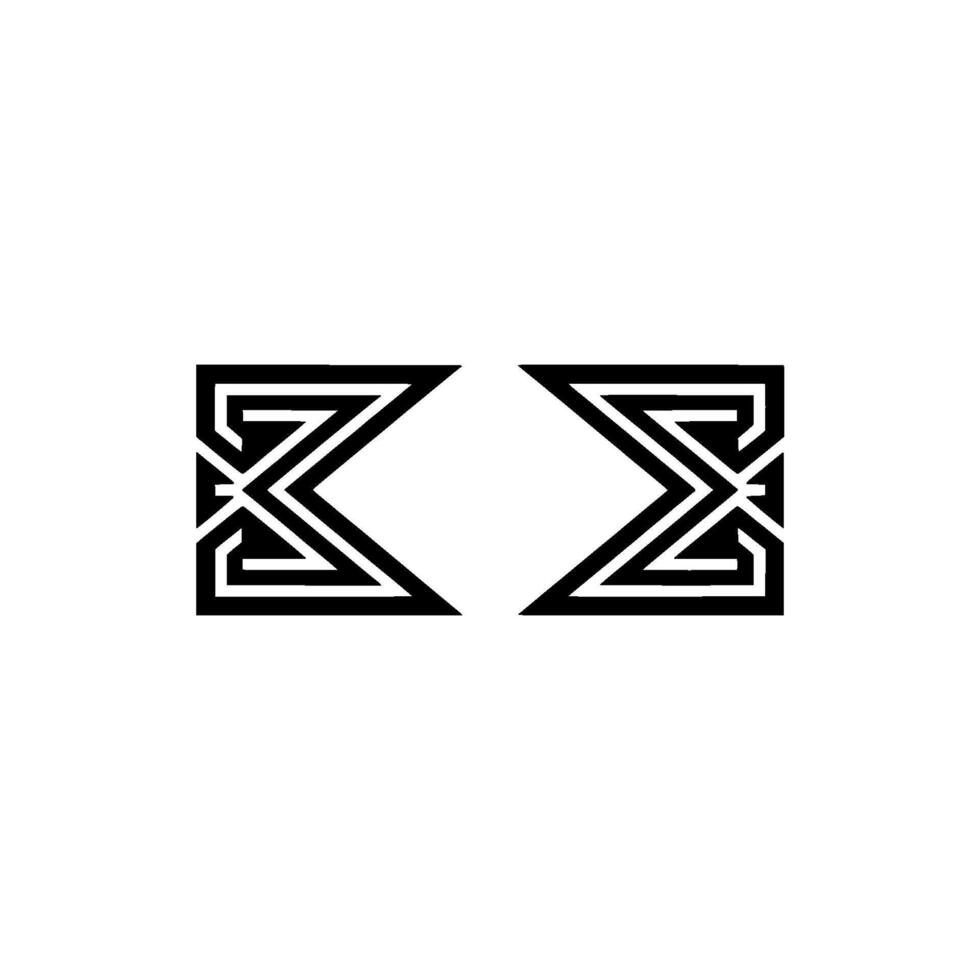 Geometric Symmetry, Minimalist Contrast vector