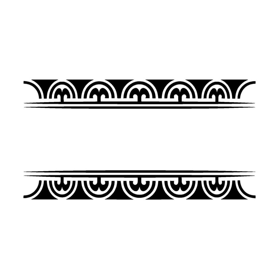 Art Deco Border Elements, Elegant , Vintage Style, Pattern vector