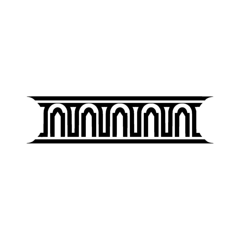 Geometric Ascent, Art Deco Inspiration vector