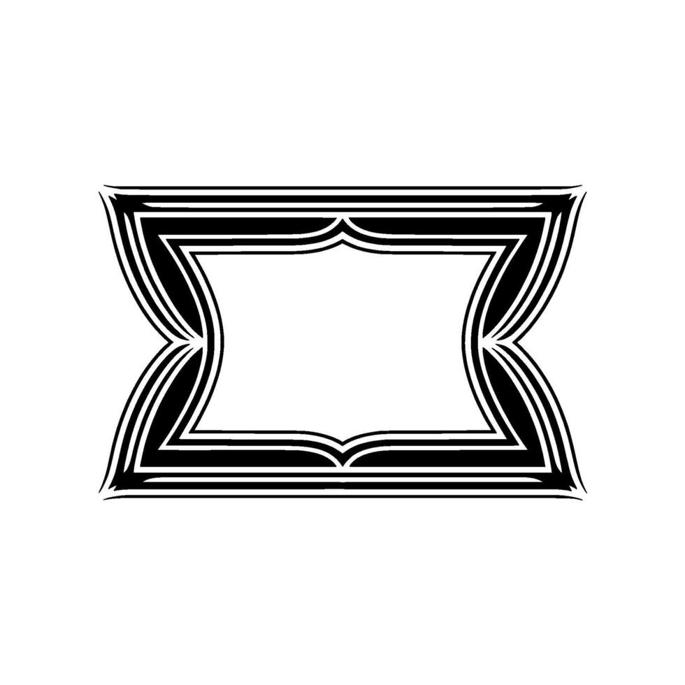 Geometric Frame, Minimalist , Abstract Contour, Line vector