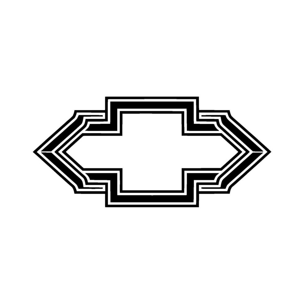 Geometric Arrowhead, Minimalist , Modern Emblem vector