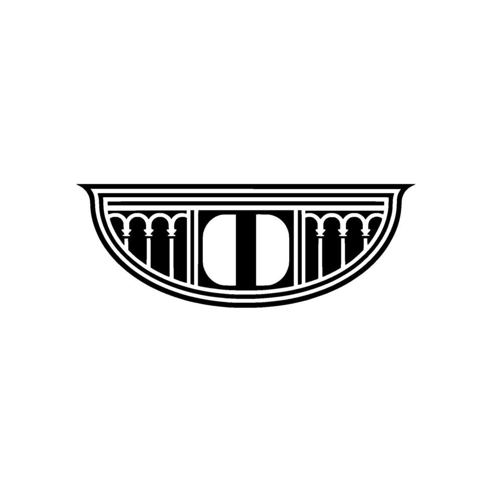Art Deco Lettermark, Elegant Monogram, Vintage vector