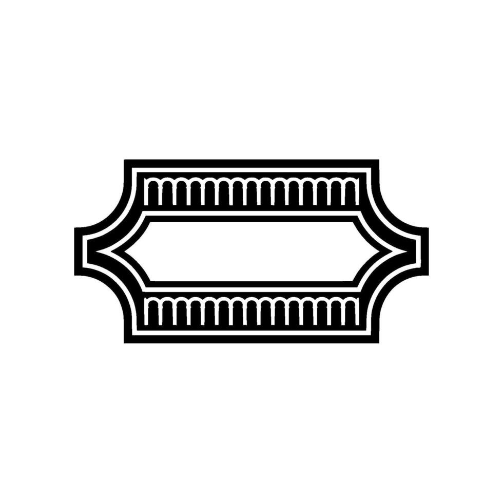 Art Deco Ornament, Elegant Border, Vintage - Frame vector