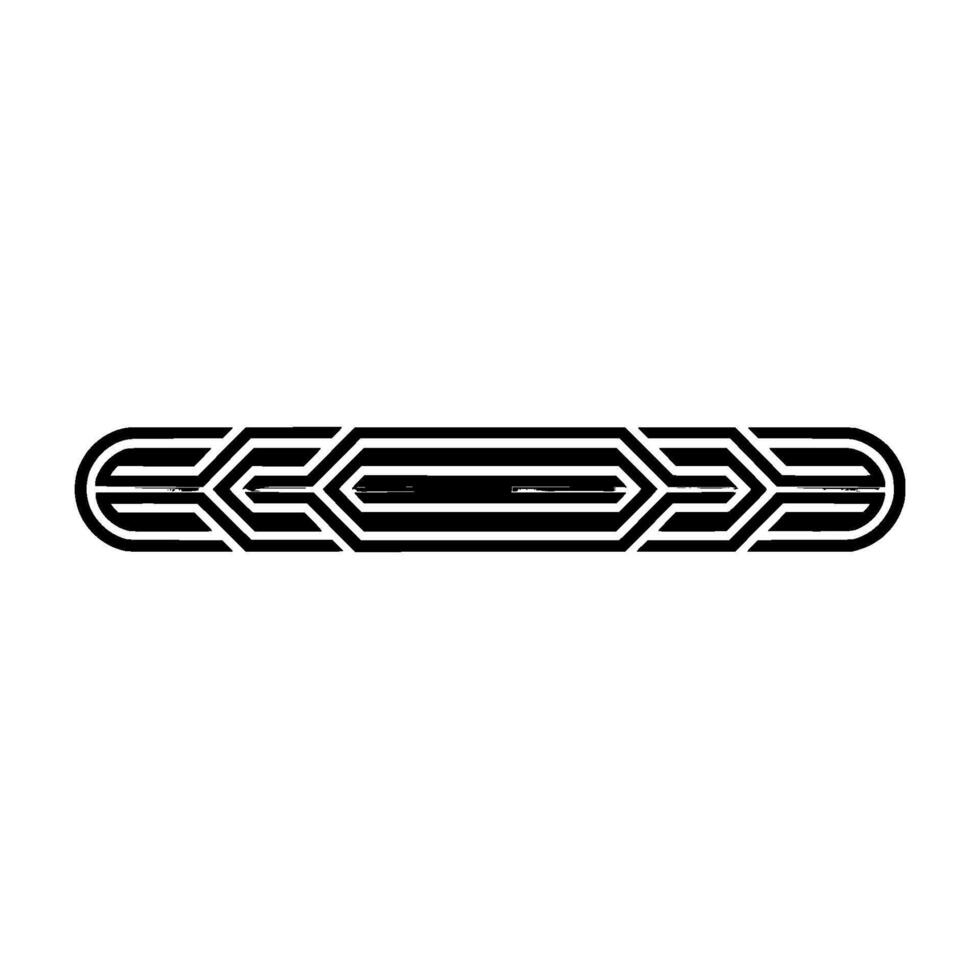 Geometric Deco Stripe Minimalist vector