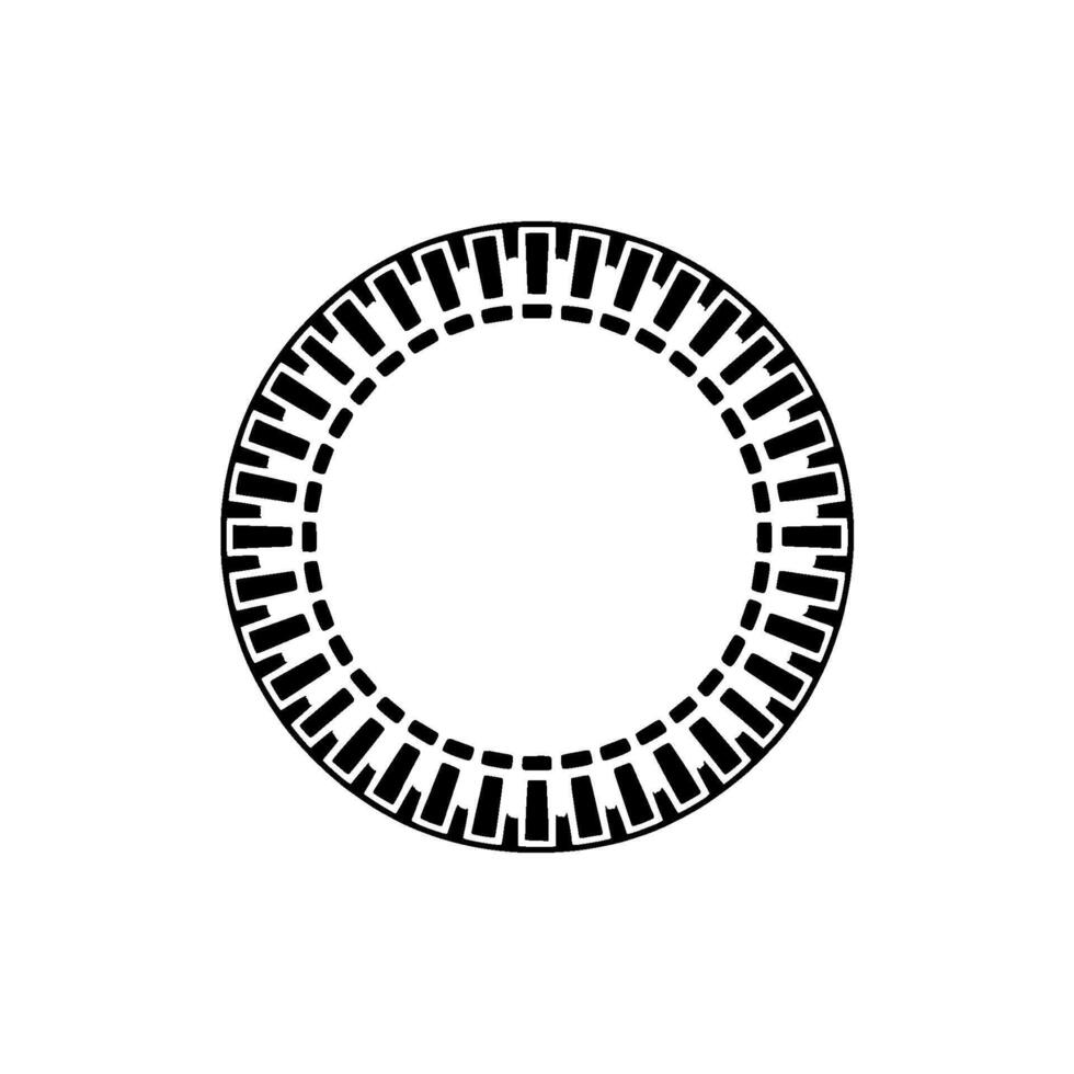 Geometric Gradient Circle, Minimalist vector