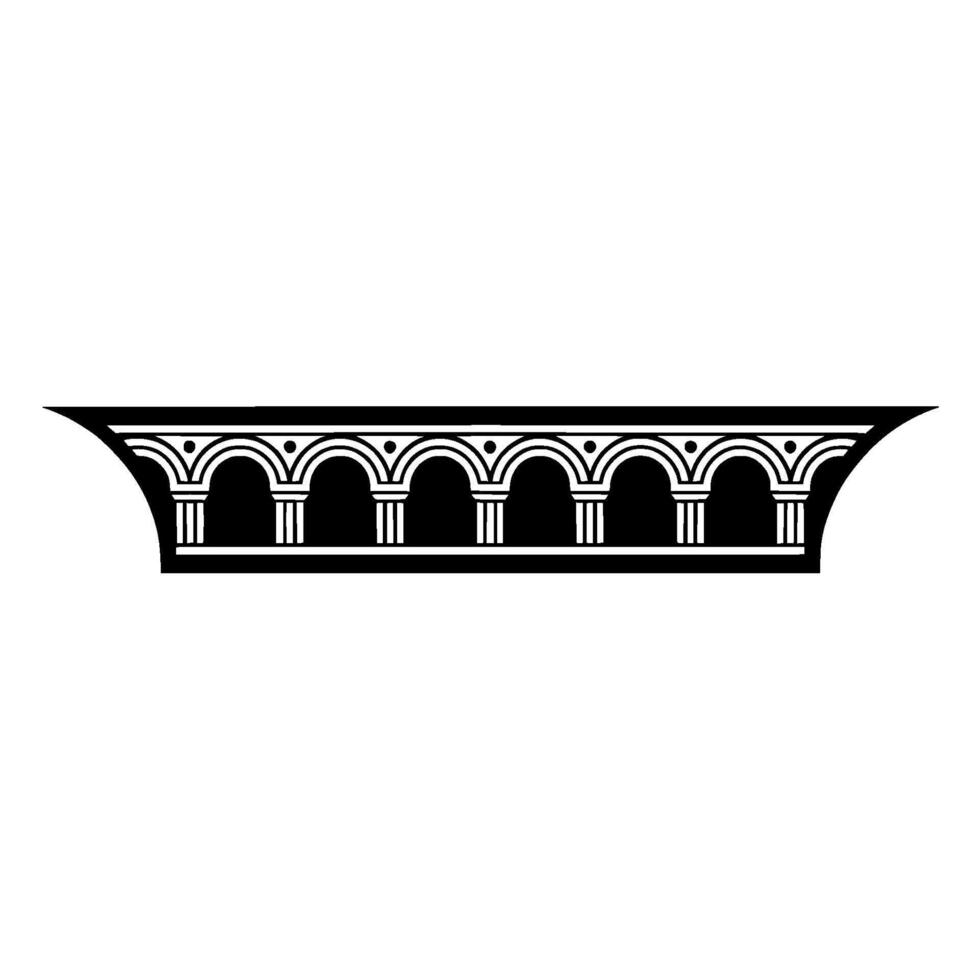 Ornate Archway Border, Vintage Element, Arch vector