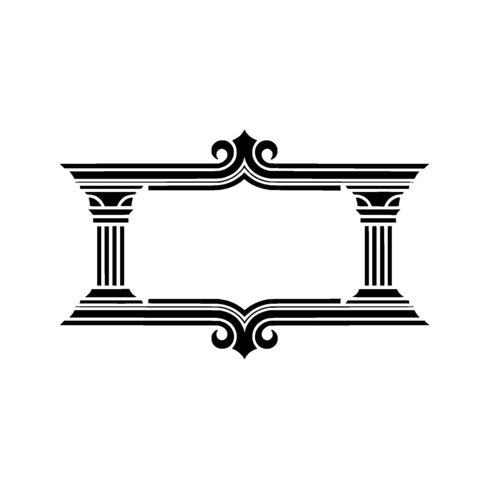 Elegant Classical Frame, Vintage , Decorative Border, Ornate vector