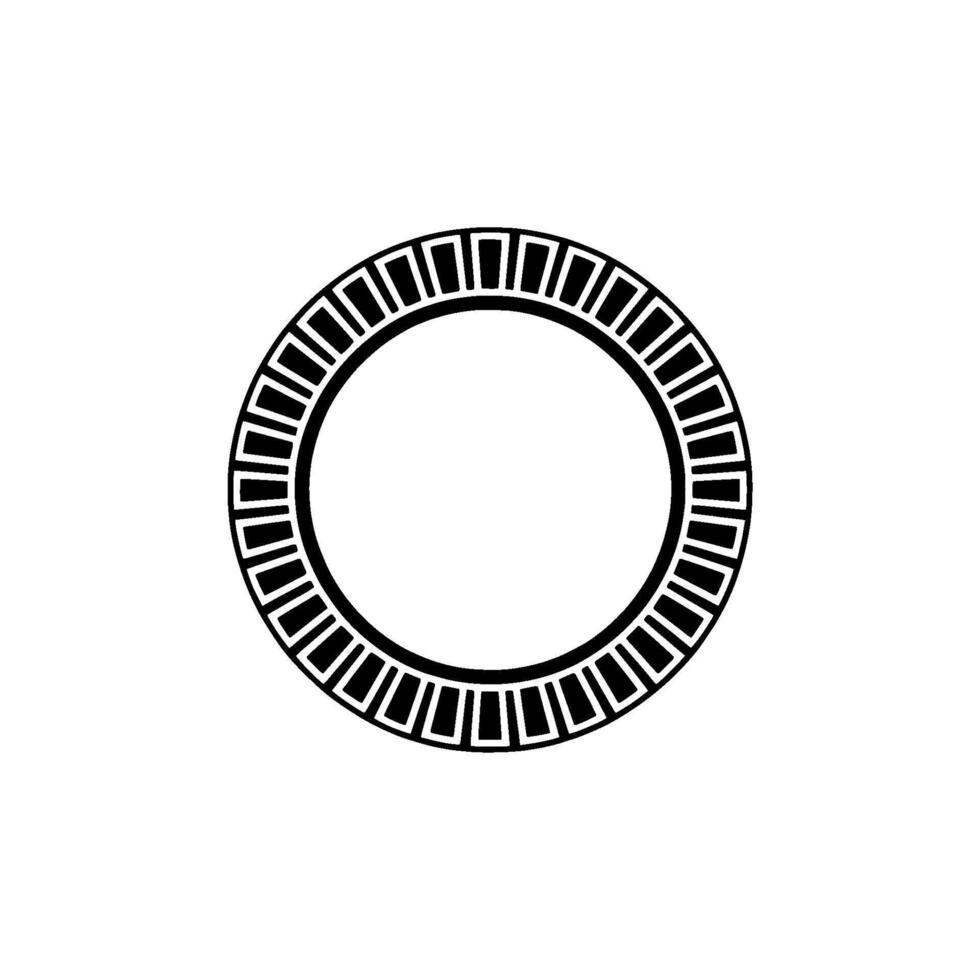 Minimalist Circular Emblem, Geometric , Modern, Symbolic vector