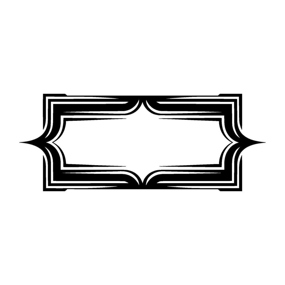 Art Deco Frame, Elegant Border, Minimalist - Minimalism vector