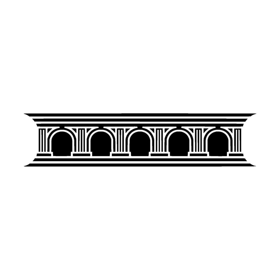 Geometric Archway, Minimalist , Architectural Motif - Minimalism vector