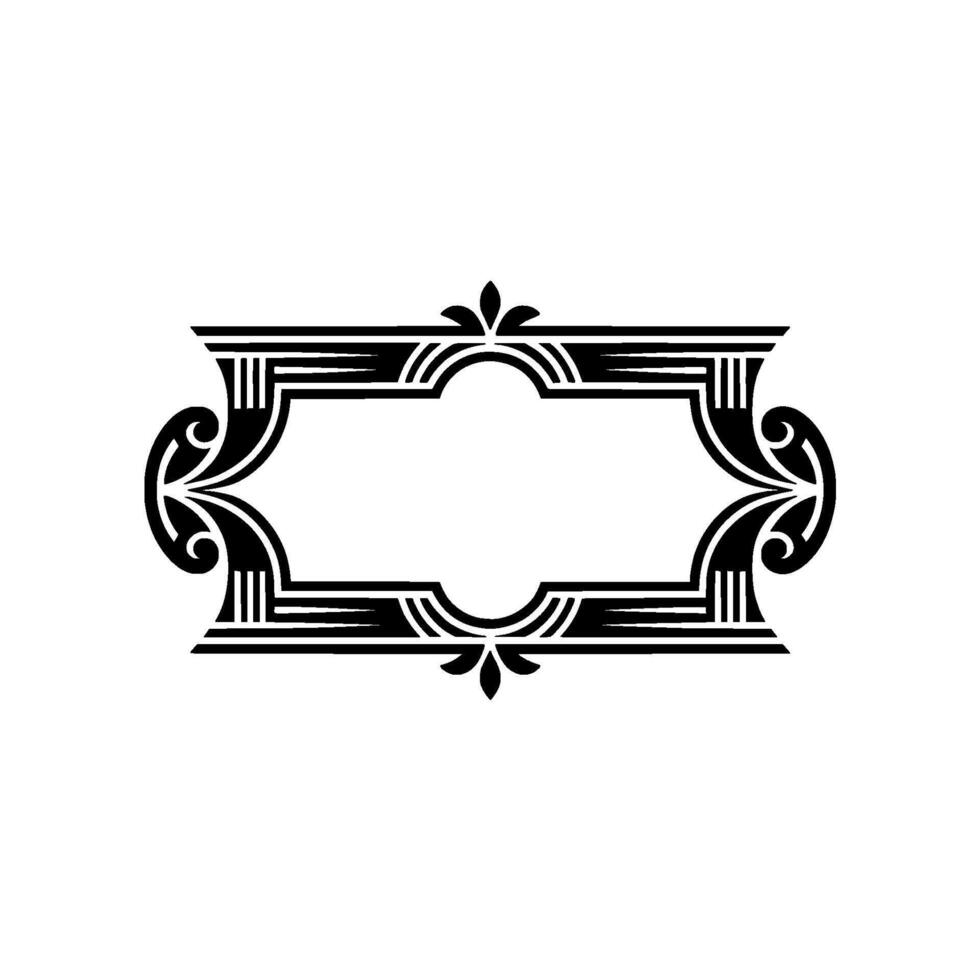 Elegant Vintage Frame, Decorative Border, Classic - Pattern vector