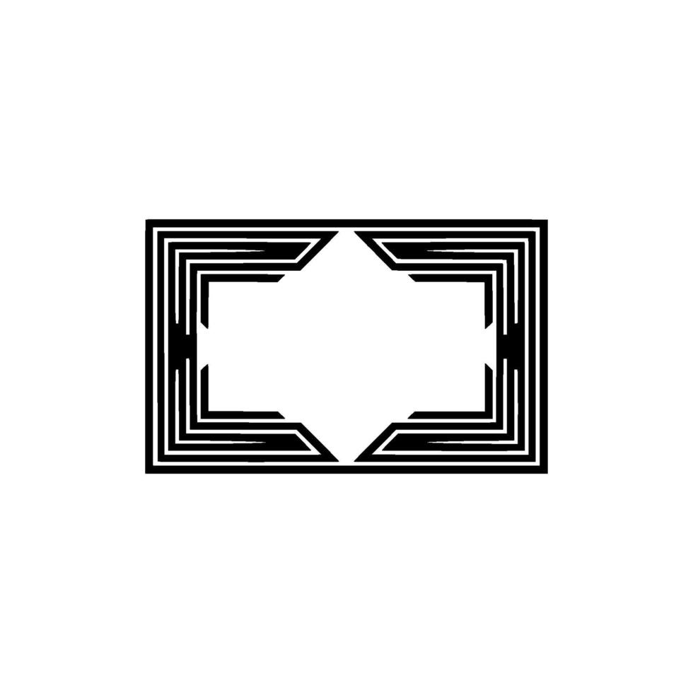 Geometric Frame, Minimalist , Modern - Abstract vector