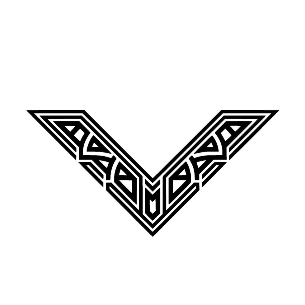 Geometric Zenith, Abstract Emblem vector
