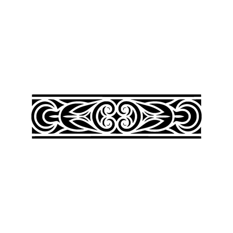 Intricate Celtic Border, Vintage Element, Pattern vector