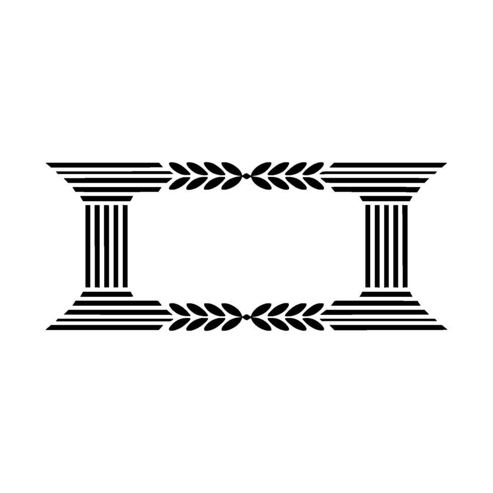 Elegant Classical Frame, Minimalist, Border vector