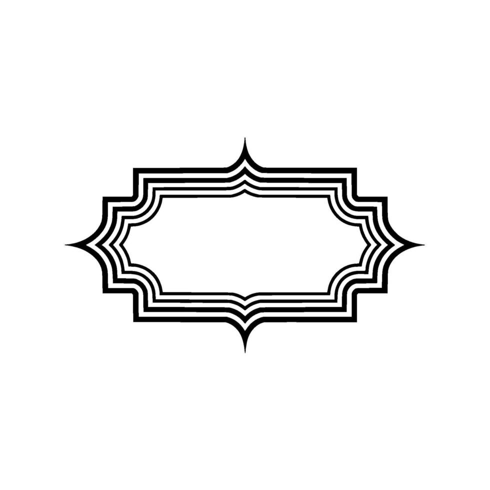 Elegant, Stylized Frame Minimalist for Invitations Branding vector