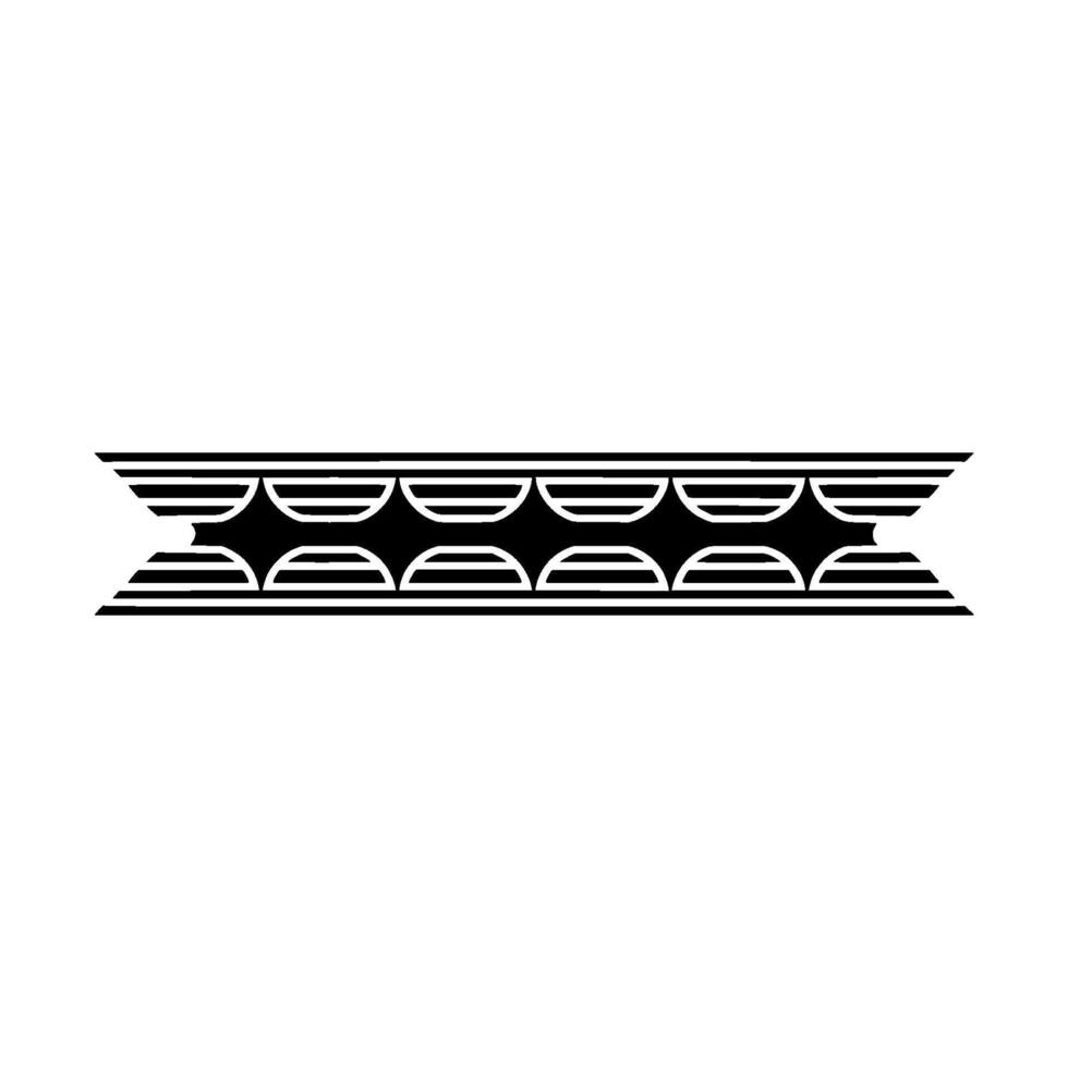 Geometric Wave, Minimalist , Abstract Pattern vector