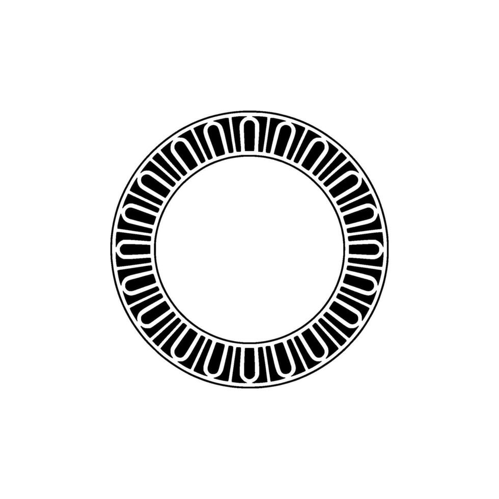 Minimalist Circular Motif, Geometric Rhythm, Subtle Texture vector