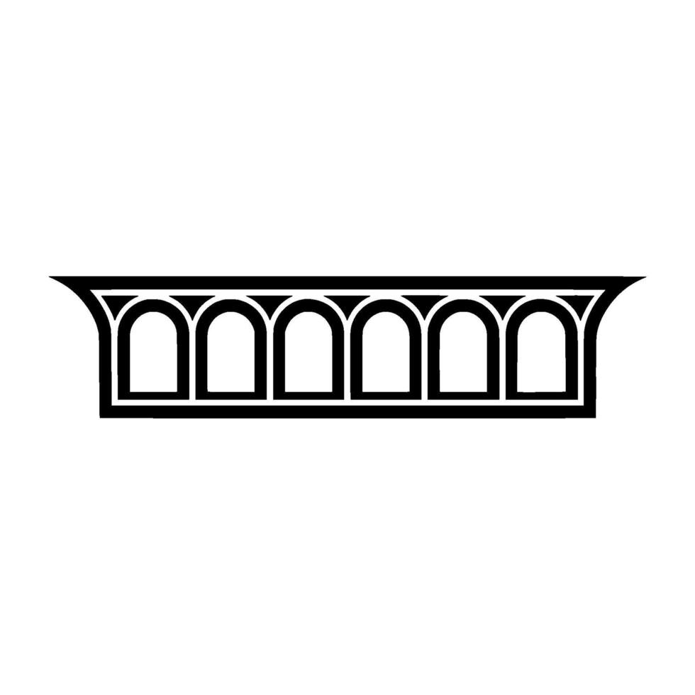 Art Deco Archway, Geometric Ornamentation, Minimalist, Abstract vector