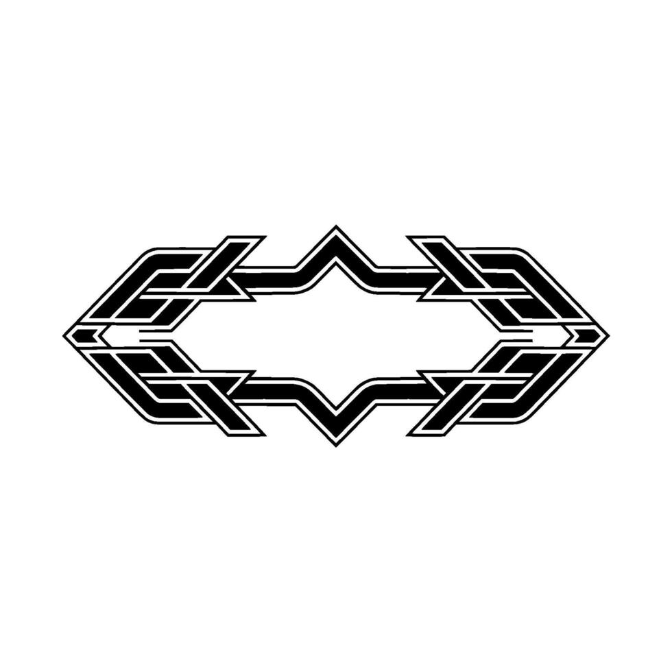 Geometric Arrowhead Frame, Minimalist, Arrow vector