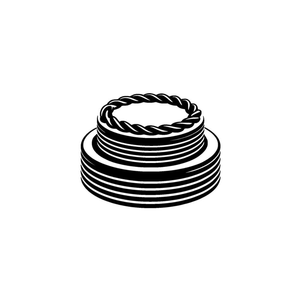Stacked Layers, Nautical Motif, Minimalist vector