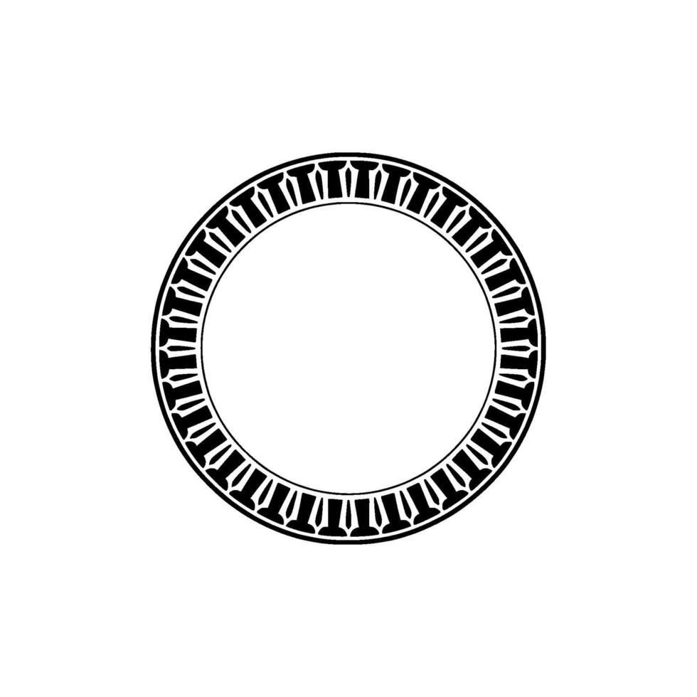 Geometric Circle Frame, Minimalist , Circular Motif, Round vector