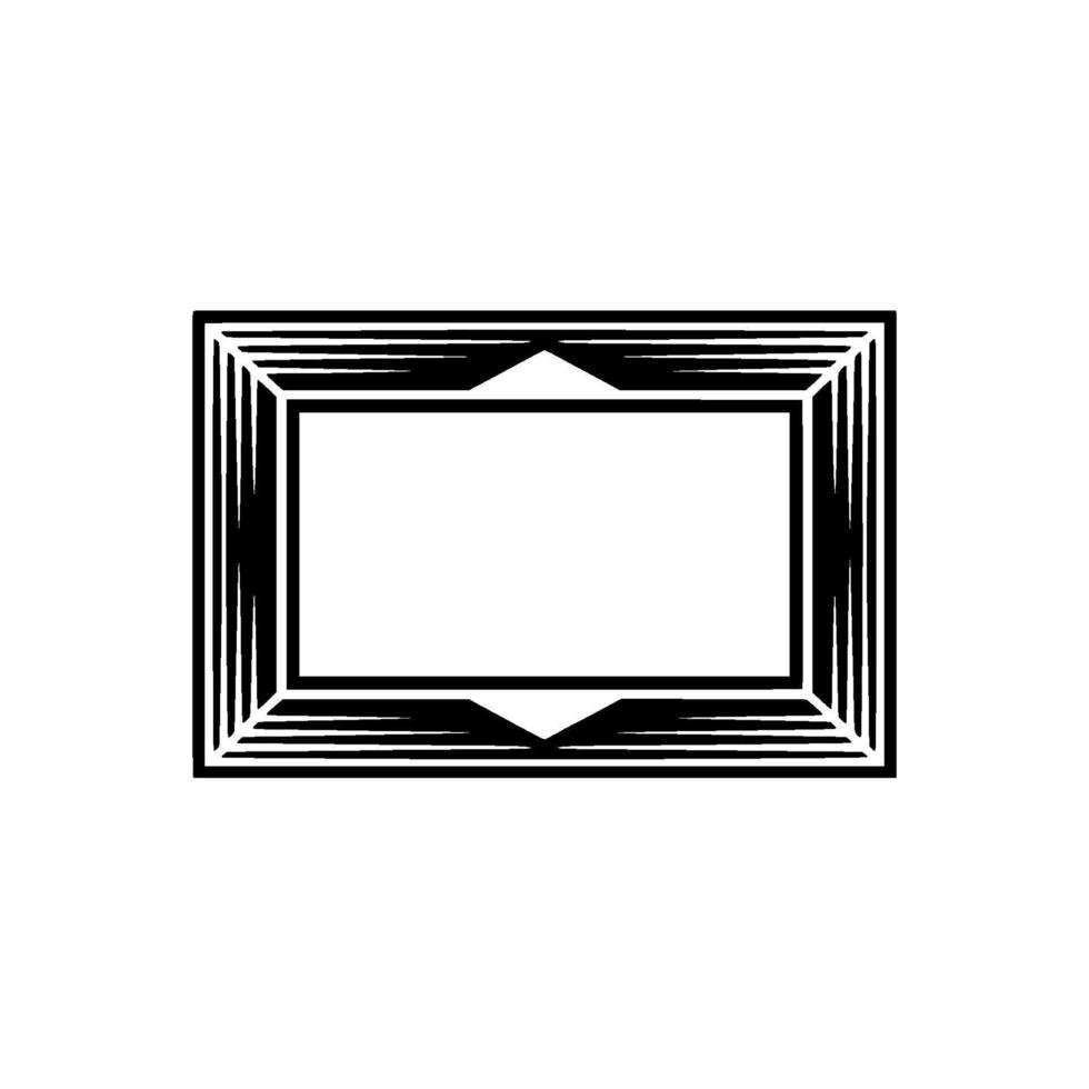 Geometric Frame, Minimalist Composition, Abstract vector