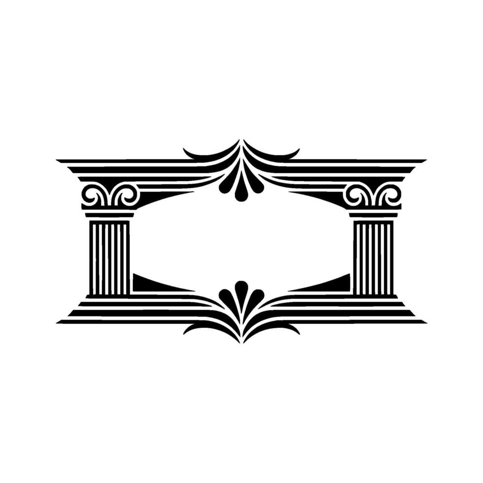 Elegant Classical Frame, Decorative Border, Vintage, Ornate vector